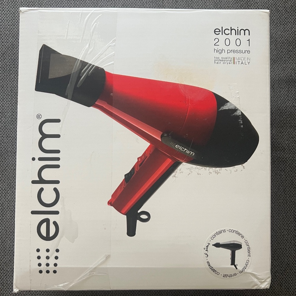 Elchim 2 0 0 1 high pressure hair dryer